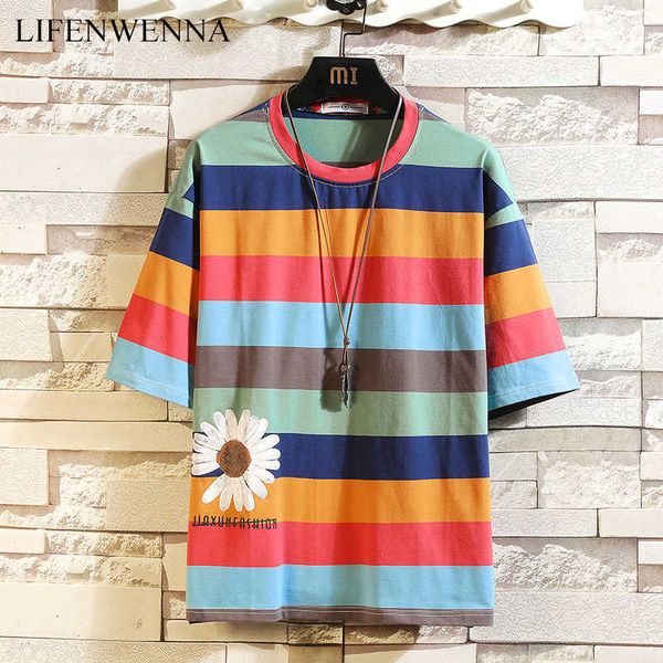 summer mens t shirt fashion striped t shirt men's loose cotton short sleeve casual mens hip hop tees streetwears m-5xl 210528, White;black
summer mens t shirt fashion striped t shirt men's loose cotton short sleeve casual mens hip hop tees streetwears m-5xl 210528, White;black