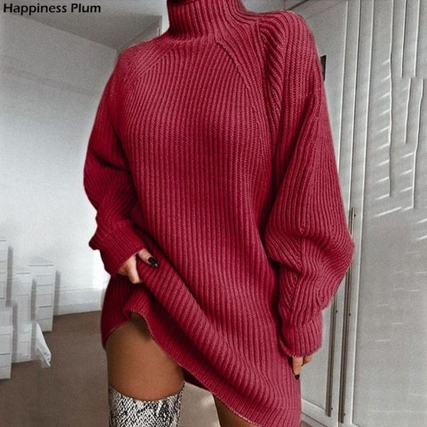 women knitted turtleneck sweater dress autumn winter warm pullover long sleeve solid casual oversized sweaters dresses women's, White;black
women knitted turtleneck sweater dress autumn winter warm pullover long sleeve solid casual oversized sweaters dresses women's, White;black