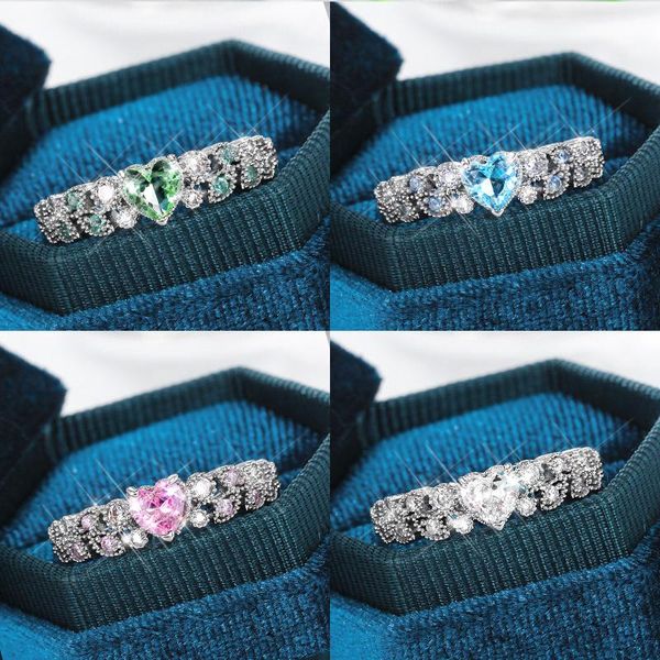 wedding rings huitan classic heart white/pink/blue/green cubic zirconia romantic bridal anniversary ring timeless style jewelry, Slivery;golden
wedding rings huitan classic heart white/pink/blue/green cubic zirconia romantic bridal anniversary ring timeless style jewelry, Slivery;golden