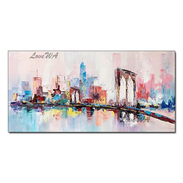 paintings modern 100% hand-painted abstract building oil painting on canvas wall decor city scenery art fine for living room
paintings modern 100% hand-painted abstract building oil painting on canvas wall decor city scenery art fine for living room