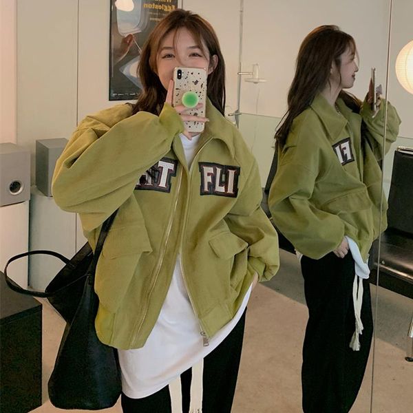 women's jackets 2021 autumn and winter clothing korean style tooling corduroy jacket loose all-match casual baseball uniform coats wome, Black;brown
women's jackets 2021 autumn and winter clothing korean style tooling corduroy jacket loose all-match casual baseball uniform coats wome, Black;brown
