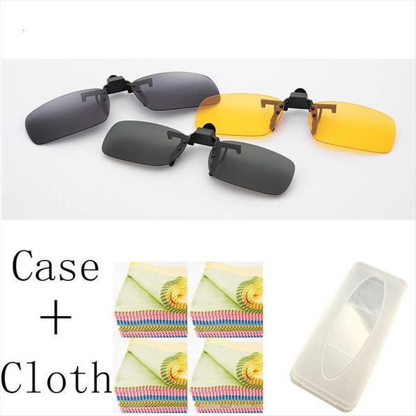 1pcs 3 Colors Lens Day Vision Yellow Sunglasses Clip For Night Driving Eyeglass Myopia Glasses Clips On Retro De Sol, White;black
1pcs 3 Colors Lens Day Vision Yellow Sunglasses Clip For Night Driving Eyeglass Myopia Glasses Clips On Retro De Sol, White;black