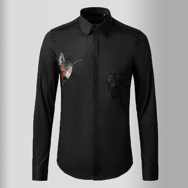 tee polo shirt shirt shirt long sleeve luxury bae bird embroidery solid color mens fashion slim fit casual man shirts 3xl, White;black
tee polo shirt shirt shirt long sleeve luxury bae bird embroidery solid color mens fashion slim fit casual man shirts 3xl, White;black