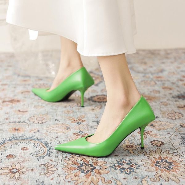 dress shoes design sense green shallow fashion high heels pumps for women pointed toe thin heel ladies style shoe, Black
dress shoes design sense green shallow fashion high heels pumps for women pointed toe thin heel ladies style shoe, Black