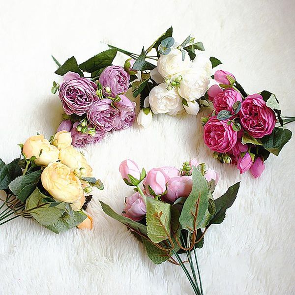 heads/bouquet artificial peony tea rose flowers camellia silk fake flower flores for diy home garden wedding decoration decorative & wreaths
heads/bouquet artificial peony tea rose flowers camellia silk fake flower flores for diy home garden wedding decoration decorative & wreaths