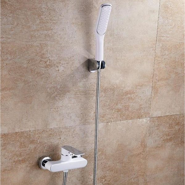 vidric brass white and chrome or gold finished wall mounted single lever shower faucet exposed b&s set bathroom sets
vidric brass white and chrome or gold finished wall mounted single lever shower faucet exposed b&s set bathroom sets