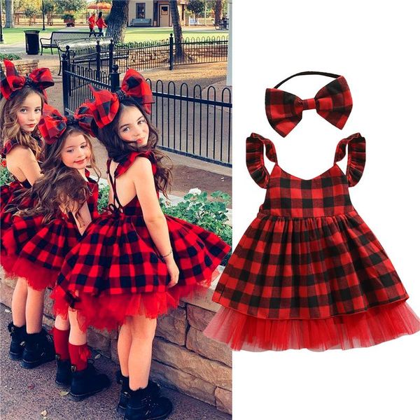 girl's dresses girls casual two-piece clothes set red plaid printed pattern sleeveless dress and headdress daily wear / christmas, Red;yellow
girl's dresses girls casual two-piece clothes set red plaid printed pattern sleeveless dress and headdress daily wear / christmas, Red;yellow