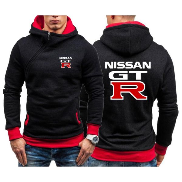 men's hoodies & sweatshirts 2021 spring and autumn nissan gtr logo hoodie inclined zipper fashion long sleeve hooded leisure high stree, Black
men's hoodies & sweatshirts 2021 spring and autumn nissan gtr logo hoodie inclined zipper fashion long sleeve hooded leisure high stree, Black