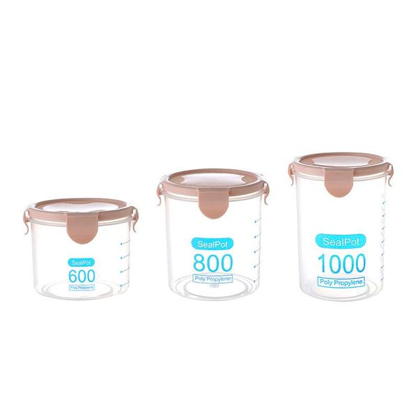 storage bottles & jars food box container transparent round plastic seal tank for kitchen refrigerator sorting household items
storage bottles & jars food box container transparent round plastic seal tank for kitchen refrigerator sorting household items