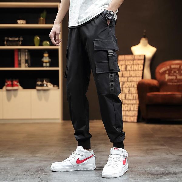 streetwear pockets hip hop cargo pants mens harajuku casual ribbons male harem trousers joggers sweatpants men's, Black
streetwear pockets hip hop cargo pants mens harajuku casual ribbons male harem trousers joggers sweatpants men's, Black