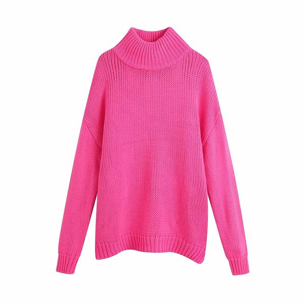 fall winter women knit sweater high neck warm thicken chic woman sweaters casual fashion pullover 210420, White;black
fall winter women knit sweater high neck warm thicken chic woman sweaters casual fashion pullover 210420, White;black