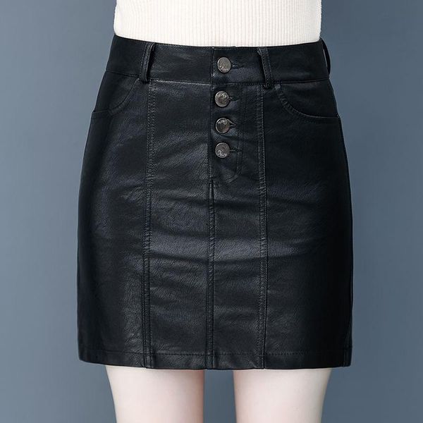 skirts 2021 women autumn and winter single-breasted pure genuine sheep leather solid color short a line skirt y306, Black
skirts 2021 women autumn and winter single-breasted pure genuine sheep leather solid color short a line skirt y306, Black