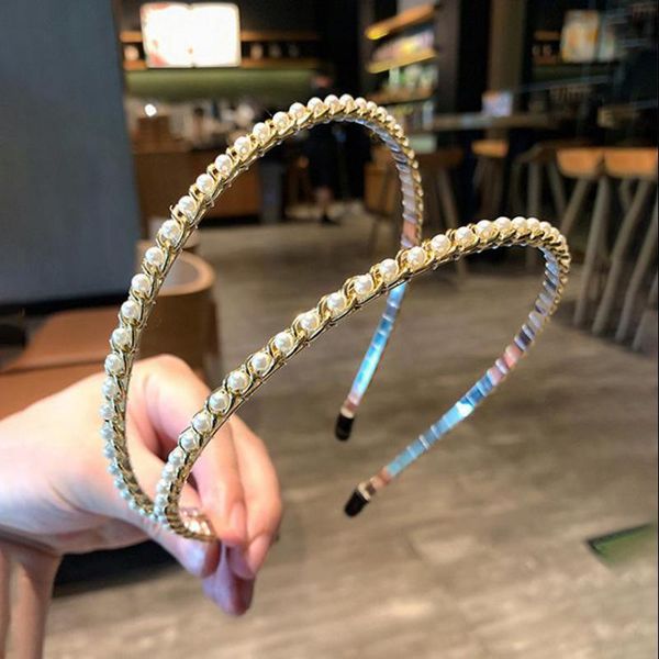 hair accessories ladies sweet and elegant temperament simple wild pearl thin band press card sen female go out headdress
hair accessories ladies sweet and elegant temperament simple wild pearl thin band press card sen female go out headdress