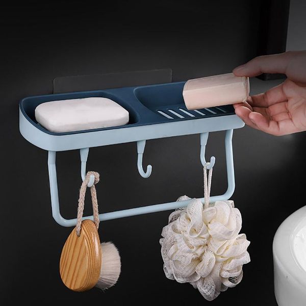 bathroom storage & organization detachable wall-mounted drain-rack soap-rack basket with hook shelf high quality
bathroom storage & organization detachable wall-mounted drain-rack soap-rack basket with hook shelf high quality
