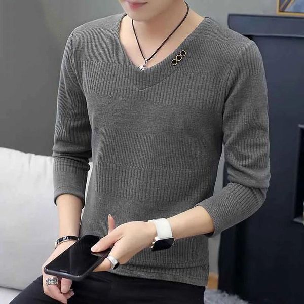 men's sweaters 2022 autumn winter v-neck for men solid slim elastic pullover long sleeve knitting sweater male casual warm k01, White;black
men's sweaters 2022 autumn winter v-neck for men solid slim elastic pullover long sleeve knitting sweater male casual warm k01, White;black