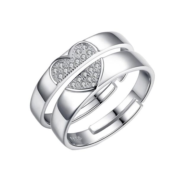 accessories for couple women ornaments ring love heart and shaped open men lovers wedding rings, Slivery;golden 
accessories for couple women ornaments ring love heart and shaped open men lovers wedding rings, Slivery;golden