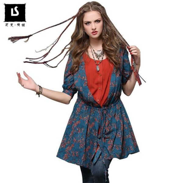 women's blouses & shirts spring summer women floral print 50s 60s vintage stitching cotton linen long blouse casual loose, White
women's blouses & shirts spring summer women floral print 50s 60s vintage stitching cotton linen long blouse casual loose, White