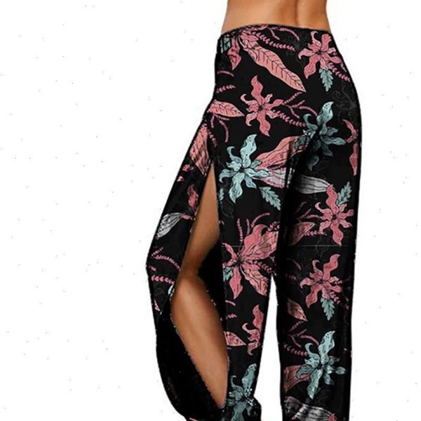 loose fashion floral print side women capris slitting long harem bloomers trousers streetwear female, Black;white
loose fashion floral print side women capris slitting long harem bloomers trousers streetwear female, Black;white