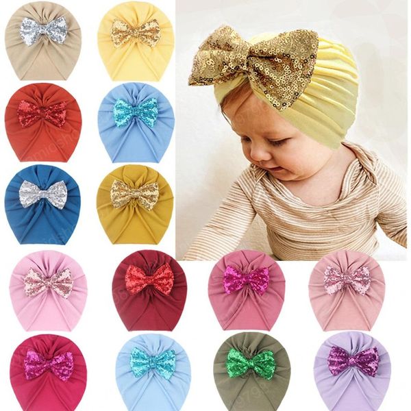 cotton solid color sequin bow turban hats newborn baby sweet beanie caps girls pgraphy props soft hat toddler children outdoor beanies h, Yellow
cotton solid color sequin bow turban hats newborn baby sweet beanie caps girls pgraphy props soft hat toddler children outdoor beanies h, Yellow