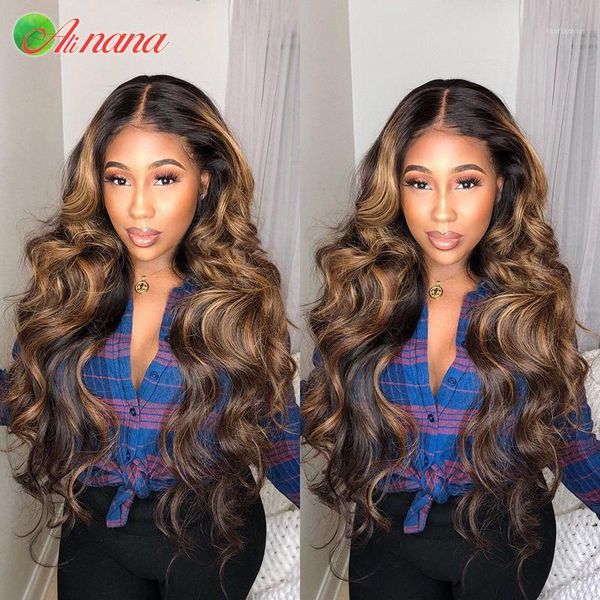alinana transparent lace wig peruvian body wave 30 inch highlight blonde pre-plucked front 180% density human hair wigs1, Black;brown
alinana transparent lace wig peruvian body wave 30 inch highlight blonde pre-plucked front 180% density human hair wigs1, Black;brown