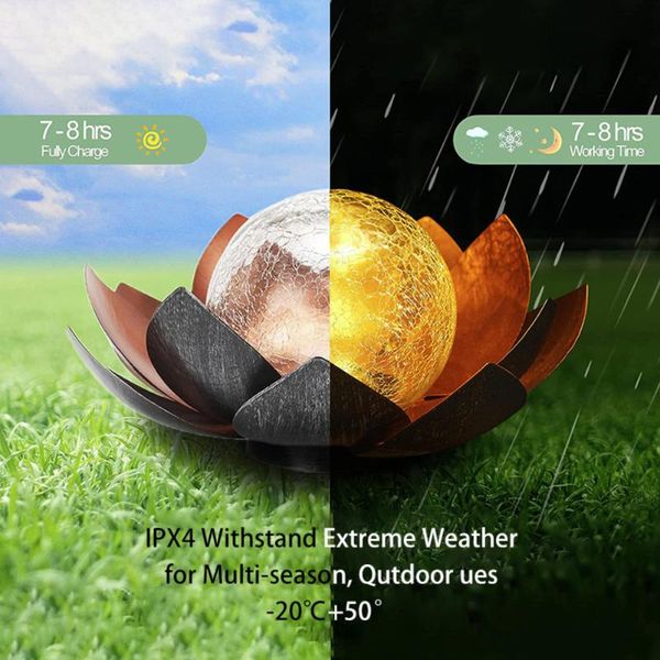 solar lamps lotus flower light outdoor cracked glass waterproof led patio pathway lawn decoration garden lamp s
solar lamps lotus flower light outdoor cracked glass waterproof led patio pathway lawn decoration garden lamp s