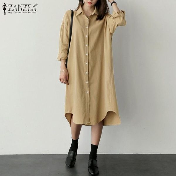 stylish shirt dress women casual long sleeve autumn sundress zanzea elegant office ladies vestido solid buttons down dresses 5xl, Black;gray
stylish shirt dress women casual long sleeve autumn sundress zanzea elegant office ladies vestido solid buttons down dresses 5xl, Black;gray
