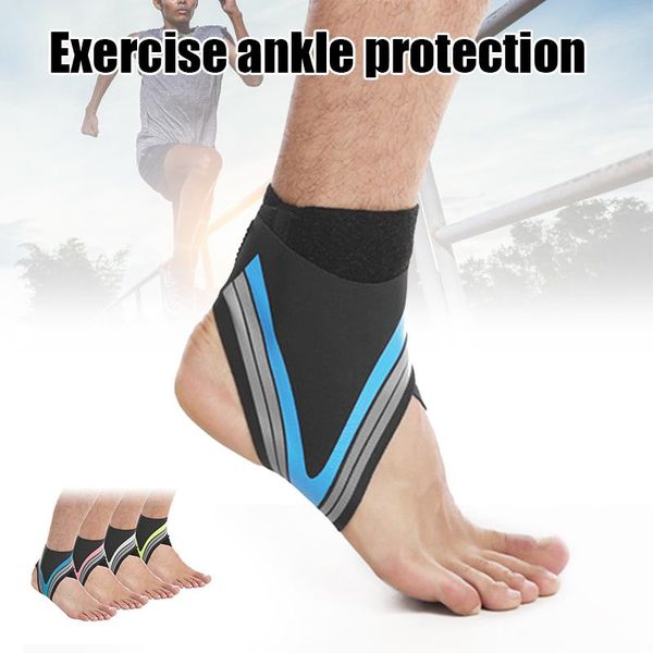 ankle support stretch compression strapes breathable nylon sports protective protector for cycle running mc889, Blue;black
ankle support stretch compression strapes breathable nylon sports protective protector for cycle running mc889, Blue;black