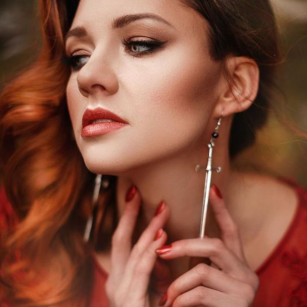 dangle & chandelier gothic sword earrings for women unusual drop goth retro women's hoop earring halloween jewelry accessories vg002, Silver
dangle & chandelier gothic sword earrings for women unusual drop goth retro women's hoop earring halloween jewelry accessories vg002, Silver