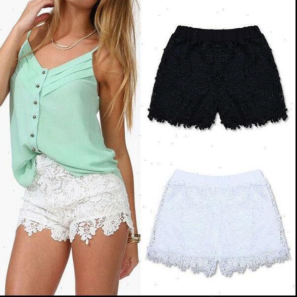womens shorts fashion lady women lace short trousers summer casual beach high waist drop, White;black
womens shorts fashion lady women lace short trousers summer casual beach high waist drop, White;black