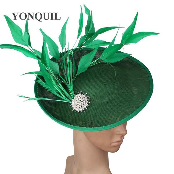 headpieces elegant bride wedding green fasciantor hat hairpin ladies women fashion millinery cap with fancy feather headwear, Silver
headpieces elegant bride wedding green fasciantor hat hairpin ladies women fashion millinery cap with fancy feather headwear, Silver