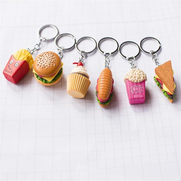 keychains funny food keychain for women men bag car hamburger fries sandwich cute key chain jewelry small gift, Silver
keychains funny food keychain for women men bag car hamburger fries sandwich cute key chain jewelry small gift, Silver