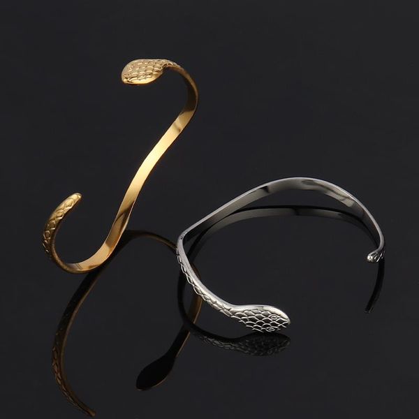 bangle punk stainless steel bracelet bangles for women snake open cuff geometry bracelets jewelry gifts, Black
bangle punk stainless steel bracelet bangles for women snake open cuff geometry bracelets jewelry gifts, Black