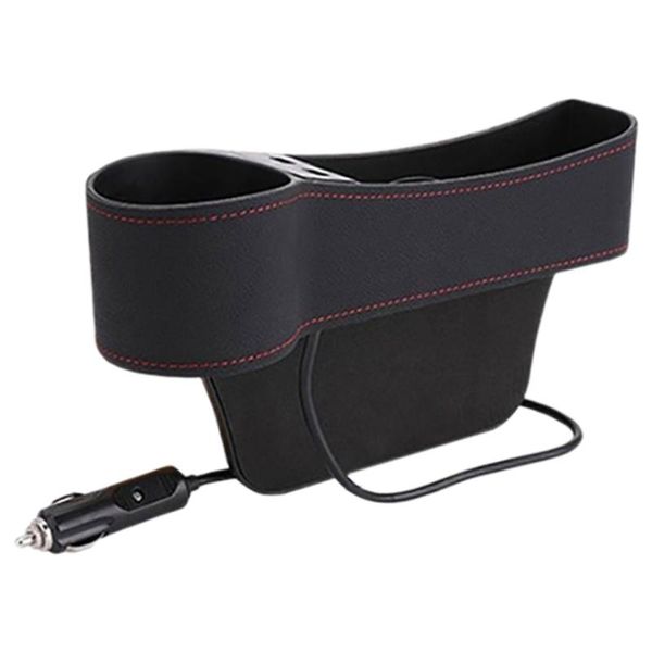 car organizer 1 pair dual usb charger pu leather multifunctional storage box seat space filler with cup rack
car organizer 1 pair dual usb charger pu leather multifunctional storage box seat space filler with cup rack