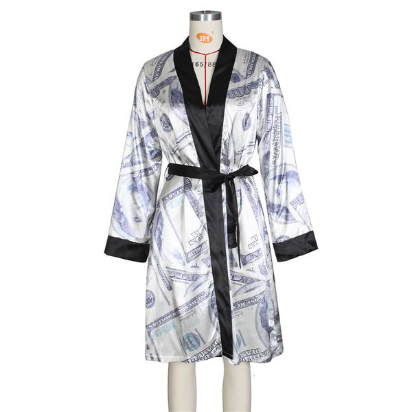 women's dollars v neck robes loose long sleeve cardigan bandage printed womens sleepwear casual female clothing, Black;red
women's dollars v neck robes loose long sleeve cardigan bandage printed womens sleepwear casual female clothing, Black;red