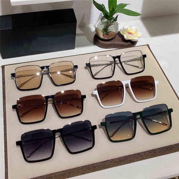 designer sunglasses large square plate half frame star with thin face ch4290, White;black
designer sunglasses large square plate half frame star with thin face ch4290, White;black