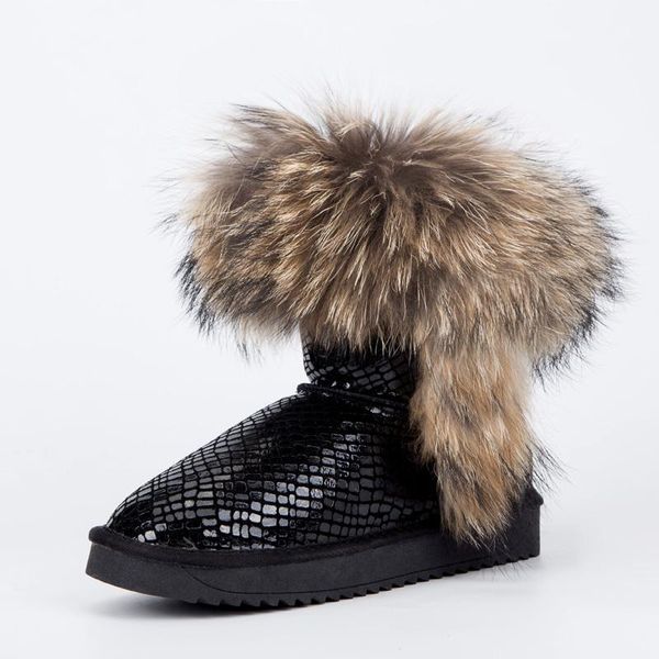 waterproof genuine leather 2021 fur girls women snow boots fashion ankle woman winter shoes, Black
waterproof genuine leather 2021 fur girls women snow boots fashion ankle woman winter shoes, Black