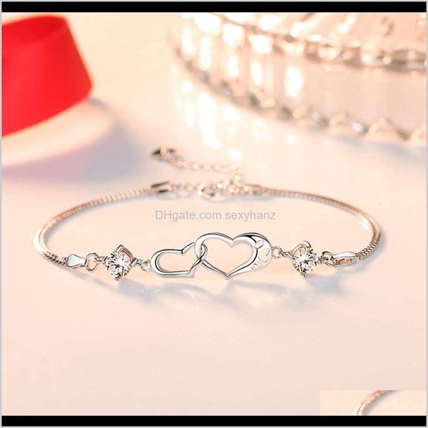 link, chain bracelets jewelry drop delivery 2021 link 925 sterling sier bracelet version womens student ins niche design friend gift for gir, Black
link, chain bracelets jewelry drop delivery 2021 link 925 sterling sier bracelet version womens student ins niche design friend gift for gir, Black