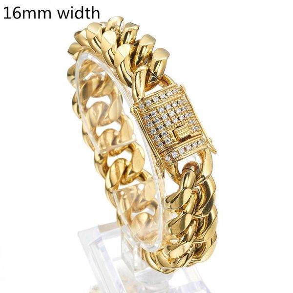 link, chain men hip hop iced out bracelet stainless steel with zircon never fade cuban bracelets hiphop jewelry gifts, Black
link, chain men hip hop iced out bracelet stainless steel with zircon never fade cuban bracelets hiphop jewelry gifts, Black