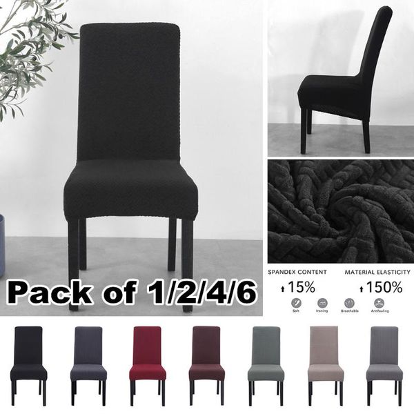 chair covers 1/2/4/6pcs solid color big cover elastic flexible anti-dirty for wedding banquet el dining room slipcovers
chair covers 1/2/4/6pcs solid color big cover elastic flexible anti-dirty for wedding banquet el dining room slipcovers