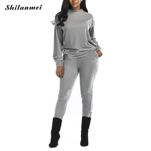 women's suits & blazers 2021 winter 2 two piece sets women solid velvet sweatshirt pant elastic waist warm pullovers tracksuit femme ou, White;black
women's suits & blazers 2021 winter 2 two piece sets women solid velvet sweatshirt pant elastic waist warm pullovers tracksuit femme ou, White;black