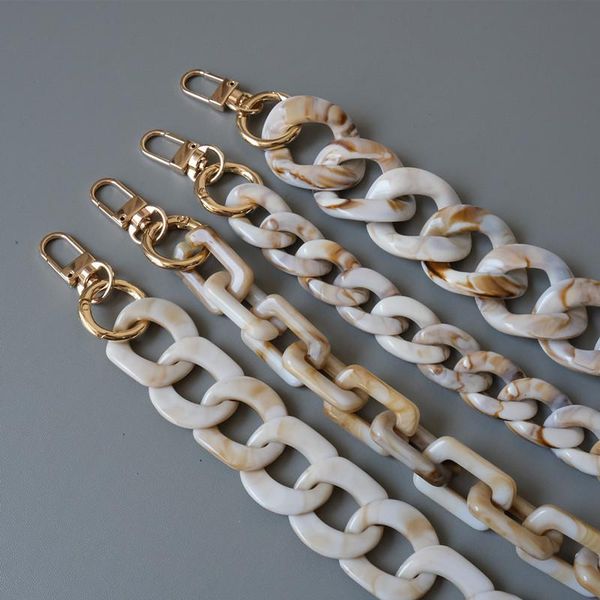 bag parts & accessories vintage contrast color chain strap shoulder beige acrylic resin detachable handle decoration, Black
bag parts & accessories vintage contrast color chain strap shoulder beige acrylic resin detachable handle decoration, Black