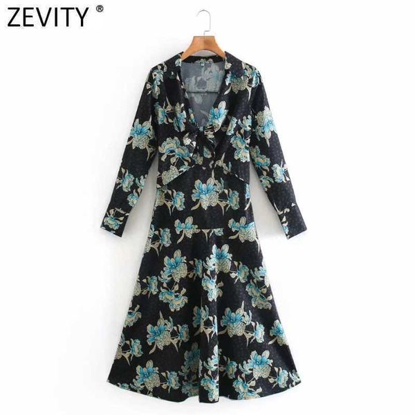 zevity women vintage front bowknot flower print casual slim midi dress femme long sleeve a line vestido chic clothing ds4794 210603, Black;gray
zevity women vintage front bowknot flower print casual slim midi dress femme long sleeve a line vestido chic clothing ds4794 210603, Black;gray