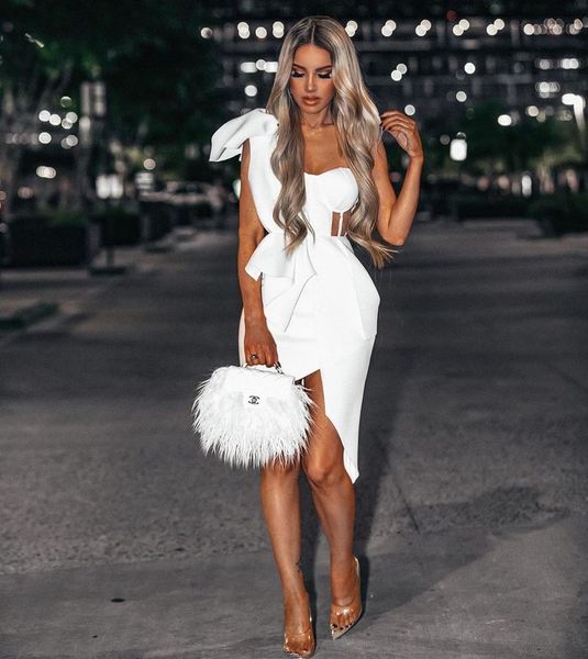 20212021 new summer fashion women bodycon dress one shoulder bow mesh ruffle sleeveless bandage dress celebrity party evening sexy, Black;gray
20212021 new summer fashion women bodycon dress one shoulder bow mesh ruffle sleeveless bandage dress celebrity party evening sexy, Black;gray
