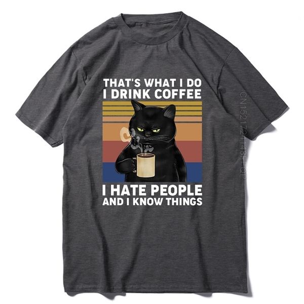 summer t shirt funny black cat that's what i do drink coffee hate people vintage men crew neck cotton tee xs-3xl 210707, White;black
summer t shirt funny black cat that's what i do drink coffee hate people vintage men crew neck cotton tee xs-3xl 210707, White;black