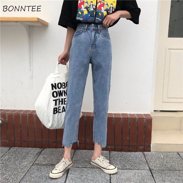 women's jeans women denim ankle-length irregular zipper button pockets casual trousers korean fashion loose straight chic leisure women, Blue
women's jeans women denim ankle-length irregular zipper button pockets casual trousers korean fashion loose straight chic leisure women, Blue