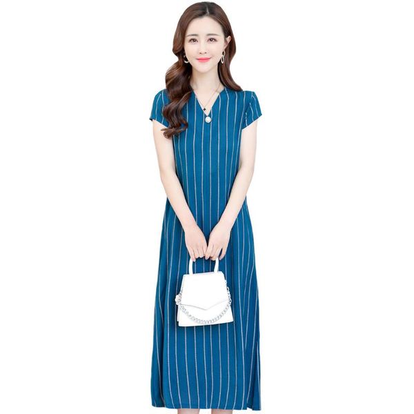 casual dresses bohemian striped dress women elegant v-neck female short sleeve summer clothes 2021 a-line korean woman, Black;gray
casual dresses bohemian striped dress women elegant v-neck female short sleeve summer clothes 2021 a-line korean woman, Black;gray