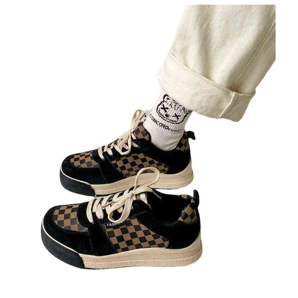 boots checkerboard 2021 autumn winter women's sports versatile thick soled student casual board lace up dad single women, Black
boots checkerboard 2021 autumn winter women's sports versatile thick soled student casual board lace up dad single women, Black