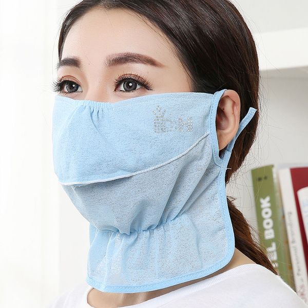 korean summer sunscreen women's thin style open breathable monochrome face and neck sunshade mask adjustable
korean summer sunscreen women's thin style open breathable monochrome face and neck sunshade mask adjustable