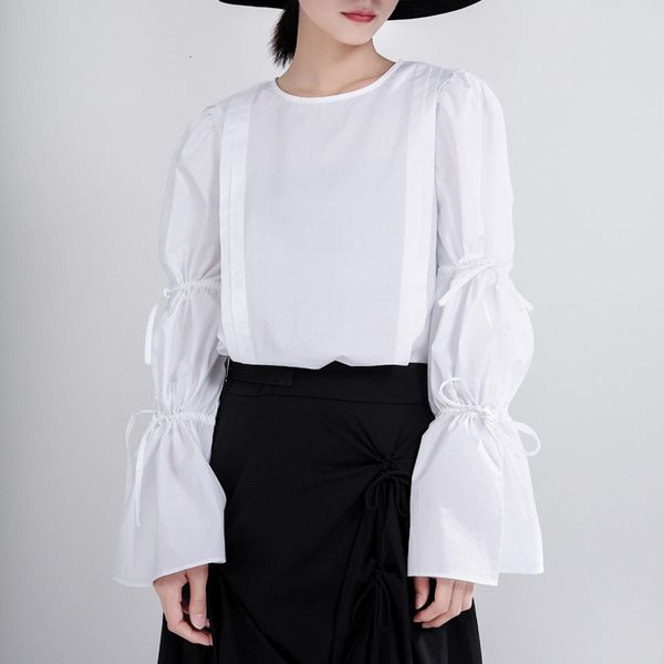 sweaters msxu autumn casual fashion feminine shirts elegant personality design trumpet female blouse, White;black
sweaters msxu autumn casual fashion feminine shirts elegant personality design trumpet female blouse, White;black