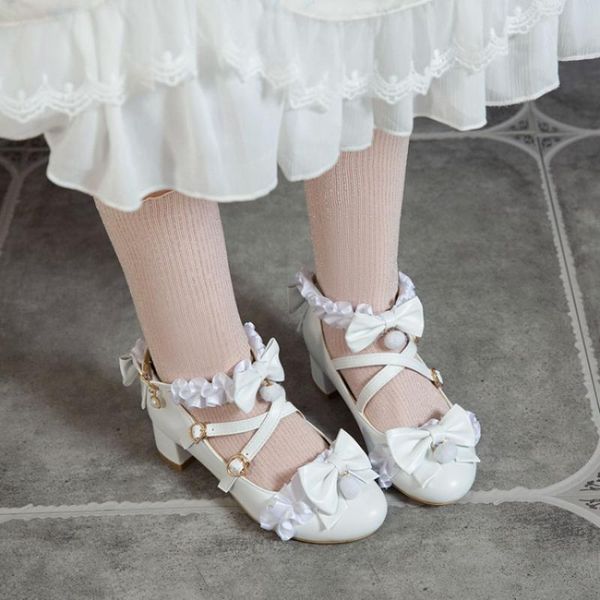 falling stars lolita lace bow cross band pumps shoes women prinecess thick heel 2021 summer sandals white ladies, Black
falling stars lolita lace bow cross band pumps shoes women prinecess thick heel 2021 summer sandals white ladies, Black